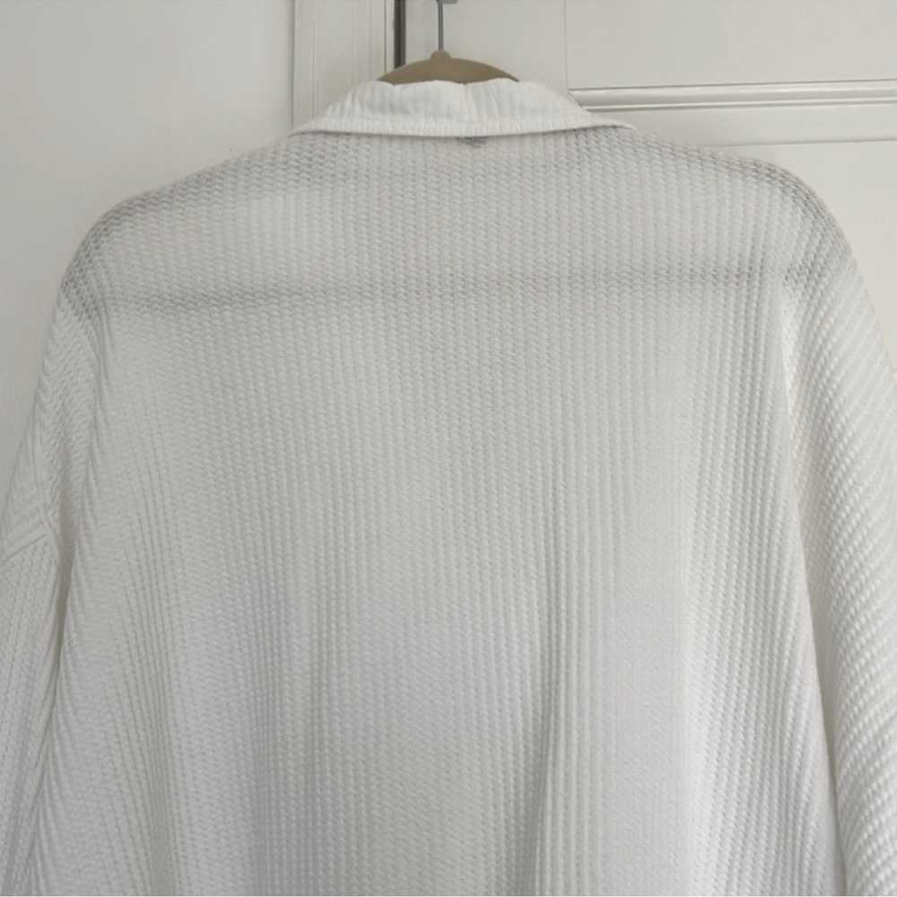 Free People One Scout Oversized Jacket White Size M - Picture 10 of 13